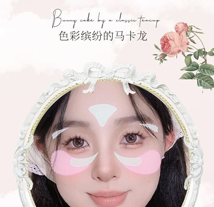 Cheerflor Angel Gallery Series Bunny Embossed Blusher - 2 Colors - CFR1195 Tea Apricot - 6g