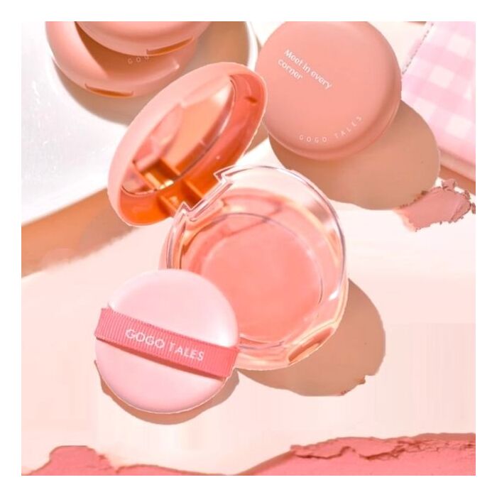 Gogo Tales Soft Powder Blusher Cream - 4 Colors - #G03 - 8g
