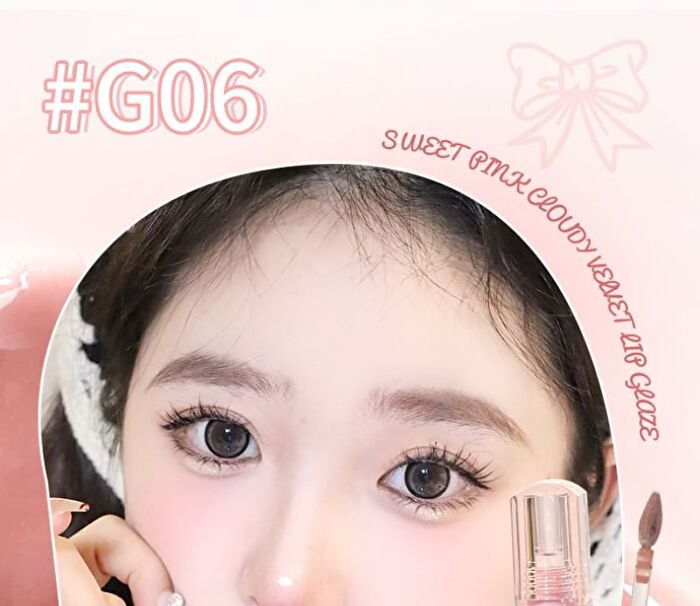 Gogo Tales Pink Cloudy Lip Glaze (4-6) - #G04 - 3.8g