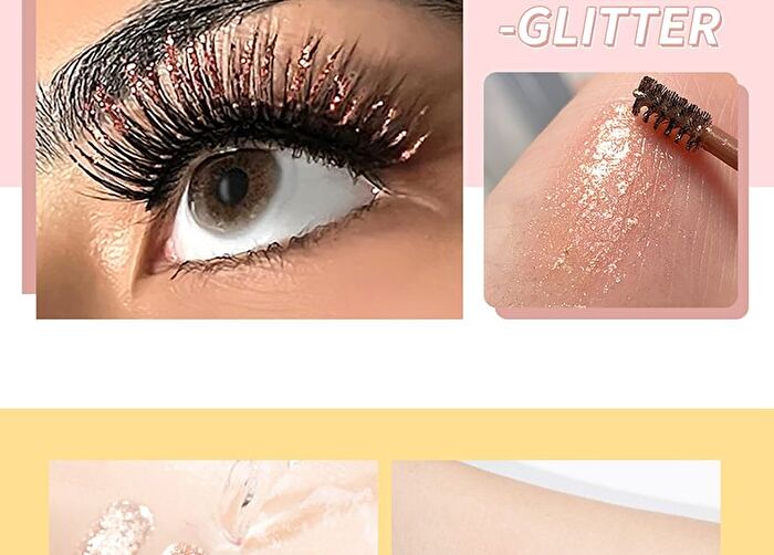 Rotating Cheese Slender / Glitter Mascara - 6 Colours - 01# Black (Basic) - 6g