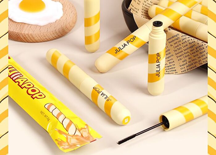 Rotating Cheese Slender / Glitter Mascara - 6 Colours - 01# Black (Basic) - 6g