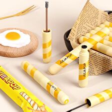 Rotating Cheese Slender / Glitter Mascara - 6 Colours - 01# Black (Basic) - 6g