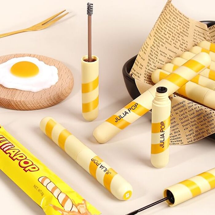 Rotating Cheese Slender / Glitter Mascara - 6 Colours - 01# Black (Basic) - 6g