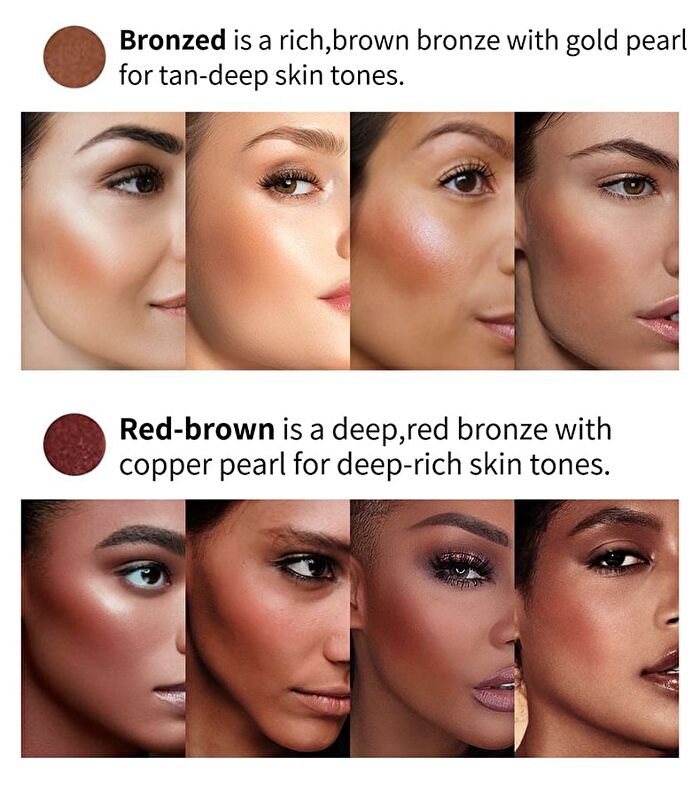 Natural Bronzer Liquid Contour - 4 Colours - 01# Light Gold - 8ml