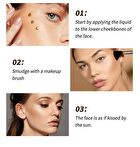 Natural Bronzer Liquid Contour - 4 Colours - 01# Light Gold - 8ml