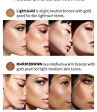 Natural Bronzer Liquid Contour - 4 Colours - 01# Light Gold - 8ml