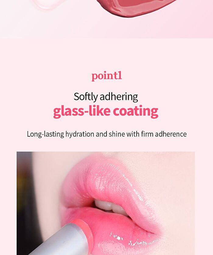 Mqny Glow Melting Lipstick - 5 Colors - #01 Rosy Vague
