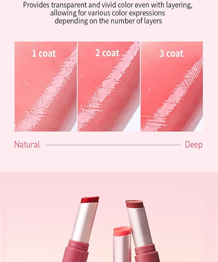 Mqny Glow Melting Lipstick - 5 Colors - #01 Rosy Vague