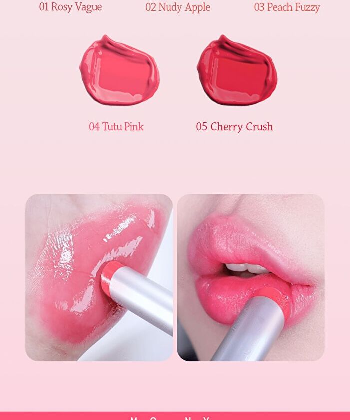 Mqny Glow Melting Lipstick - 5 Colors - #03 Peach Fuzzy