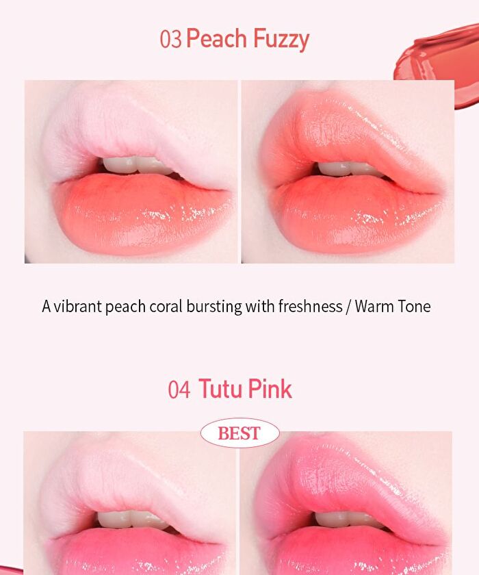 Mqny Glow Melting Lipstick - 5 Colors - #03 Peach Fuzzy