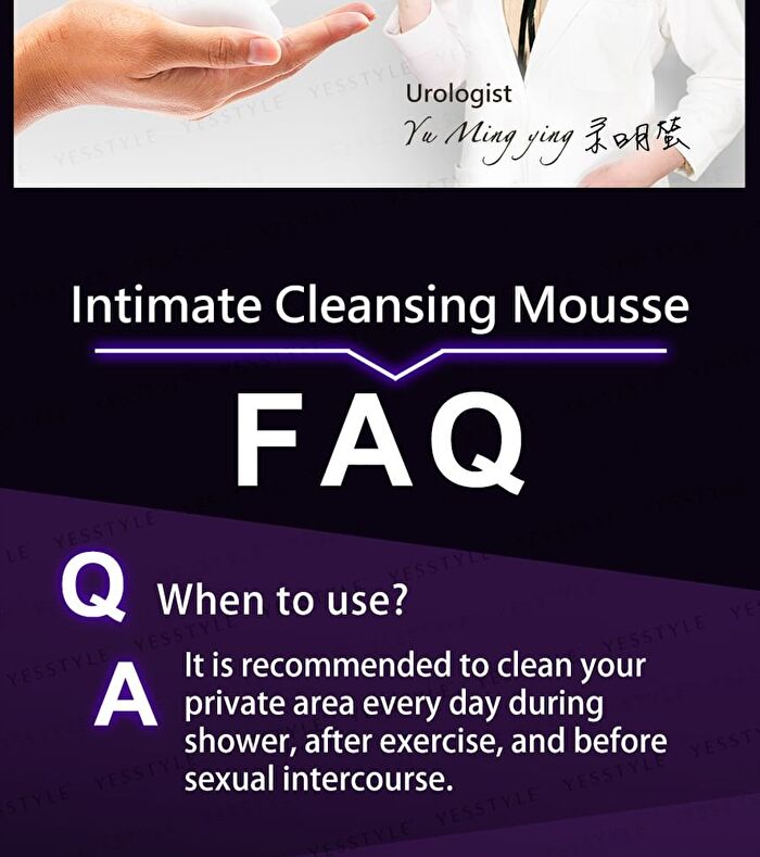 Uniqman Intimate Wash Men Cleansing Mousse - 150ml