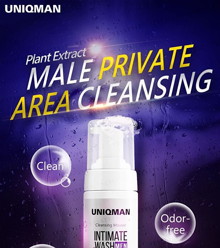 Uniqman Intimate Wash Men Cleansing Mousse - 150ml