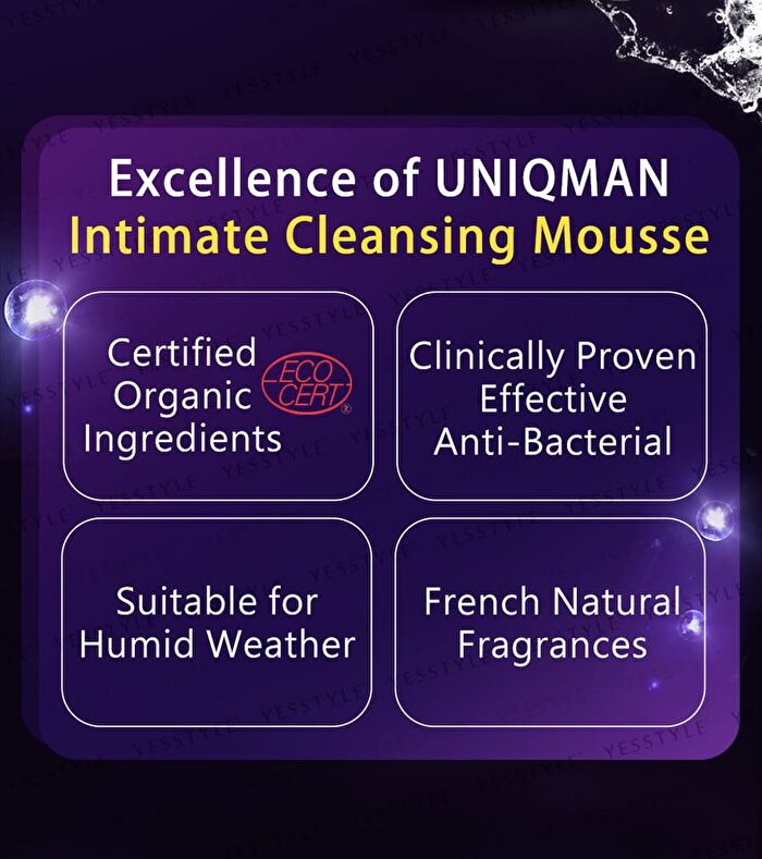 Uniqman Intimate Wash Men Cleansing Mousse - 150ml