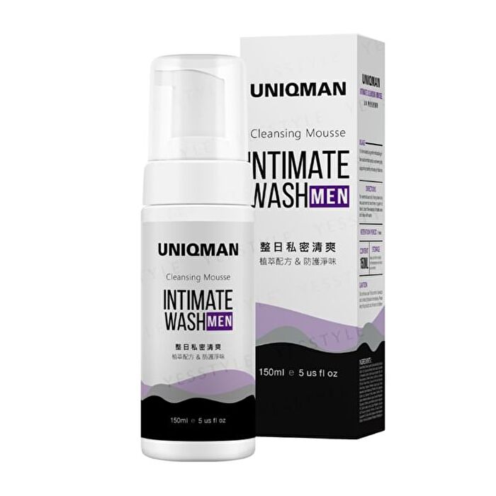 Uniqman Intimate Wash Men Cleansing Mousse - 150ml