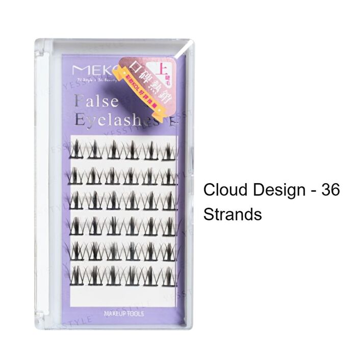 False Eyelashes - Cloud Design - 36 strands