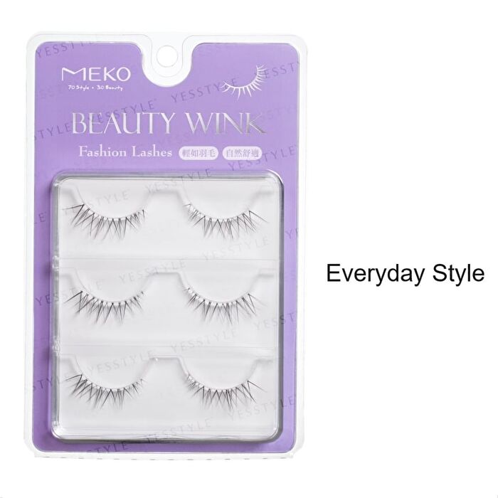 Beauty Wink Fashion Lashes - Party Style - 3 pairs