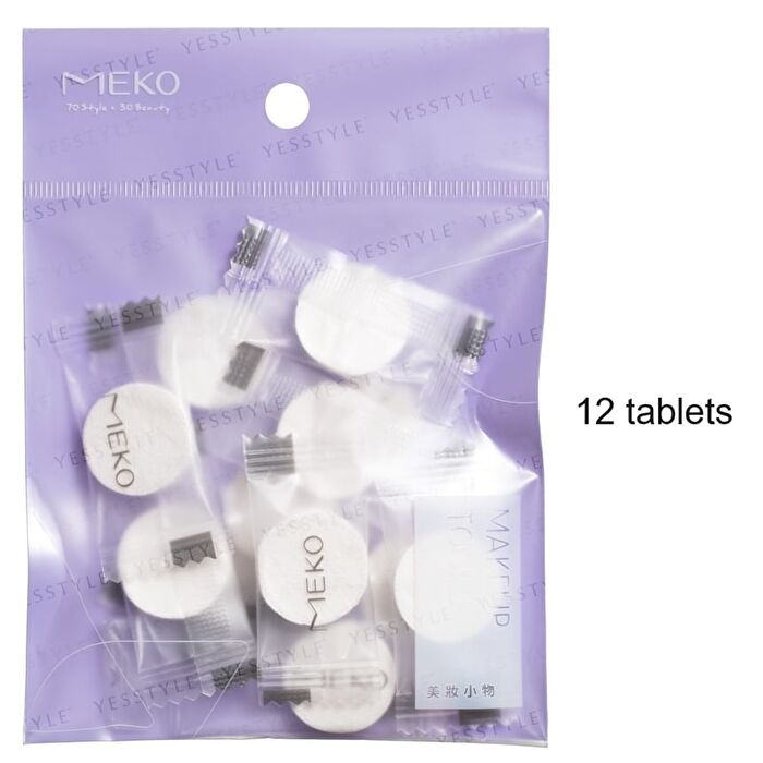 Meko Invisible Thin & Breathable Silk Compression Face Mask Tablet - 60 tablets