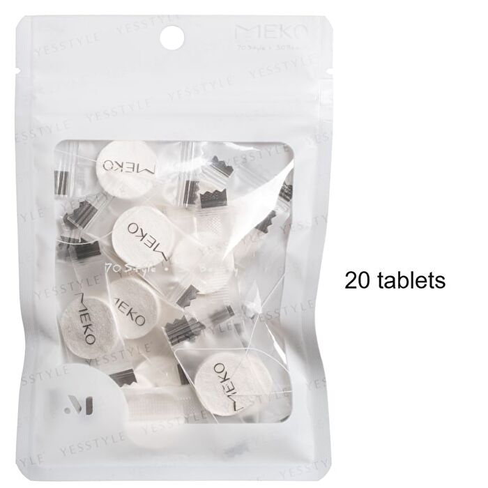 Meko Invisible Thin & Breathable Silk Compression Face Mask Tablet - 60 tablets