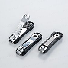 Stainless Steel Splash Resistant Nail Clippers - M - 1 pc