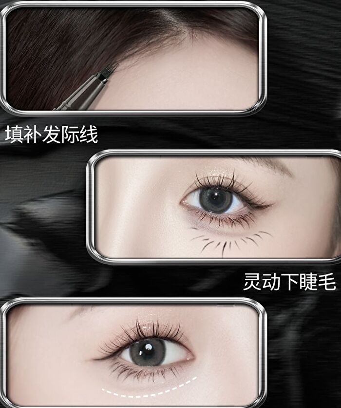 2 Claws Liquid Eyebrow Pen - 3 Colours - V33# Brown - 0.6ml