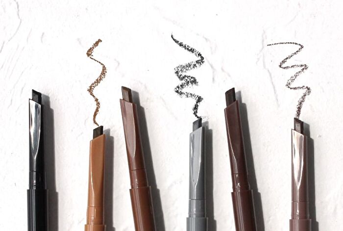 Rozo Dual Head Eyebrow Pencil + Brush - 6 Colours - N04# Gray - 0.6g
