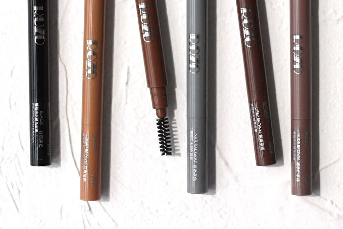 Rozo Dual Head Eyebrow Pencil + Brush - 6 Colours - N04# Gray - 0.6g