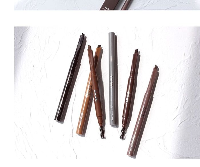 Rozo Dual Head Eyebrow Pencil + Brush - 6 Colours - N06# Nude Brown - 0.6g