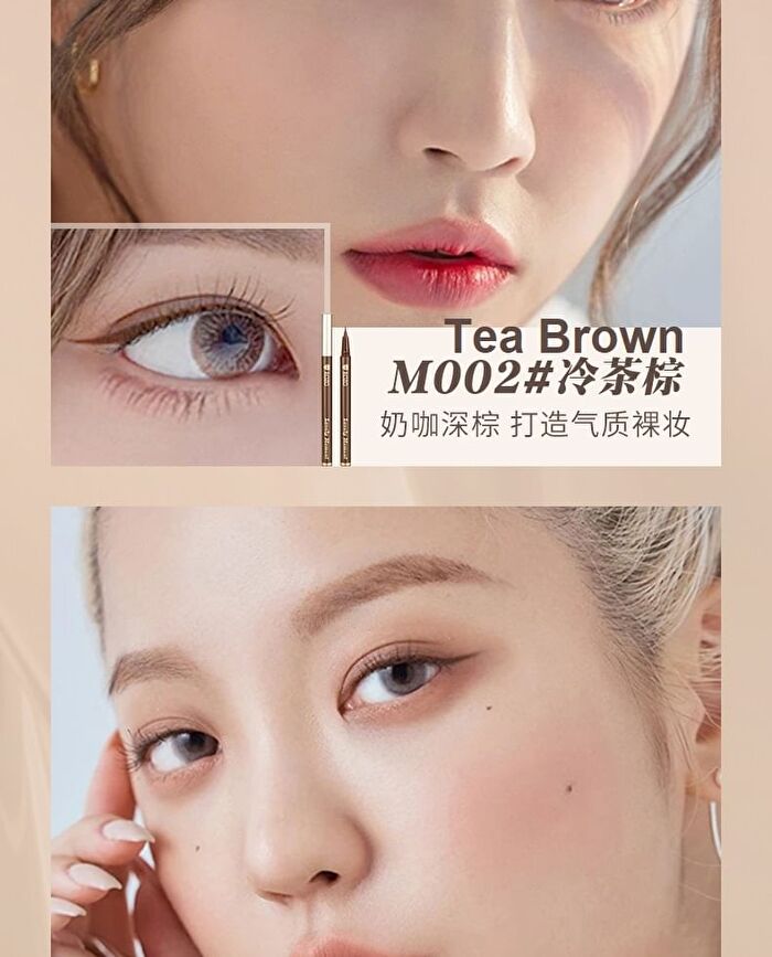Rozo Lovely Moment Ultra-Fine Liquid Eyeliner / Aegyosal / Remover Pen - M003# Brown - 2ml
