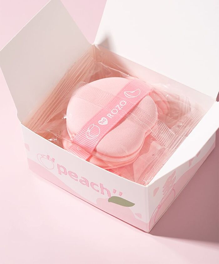 Rozo Peach Powder Puff Set (5 pcs) - Set of 5