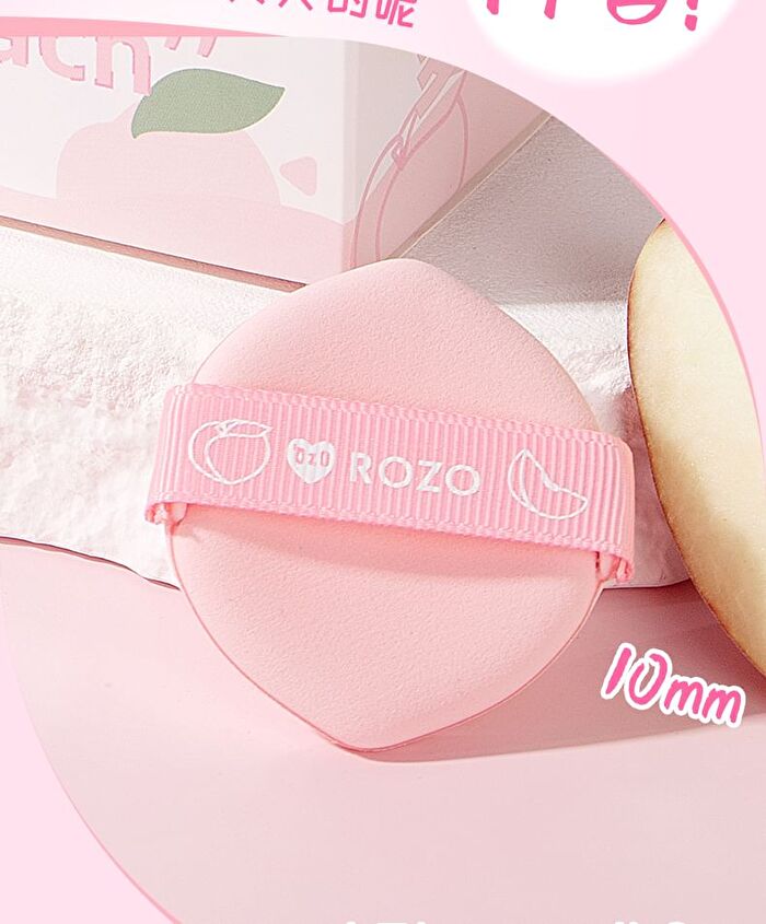 Rozo Peach Powder Puff Set (5 pcs) - Set of 5