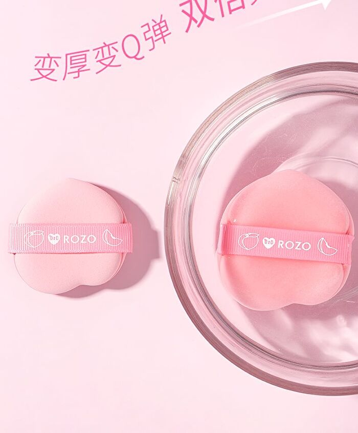 Rozo Peach Powder Puff Set (5 pcs) - Set of 5