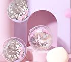 Sleepy Kitten Powder Puff with Case - Kitten & Fish - 1pc