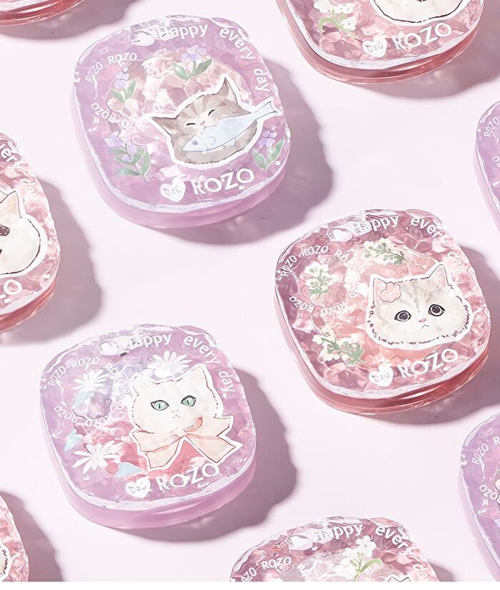 Rozo Happy Kitten Two-Tone Blusher - 4 Shades - 102# Nude Pink - 4g