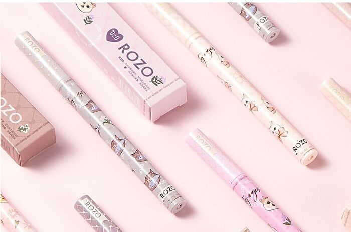 Cat Print Fine Liquid Eyeliner / Aegyosal Pen - A14# Pinky Brown - 2ml