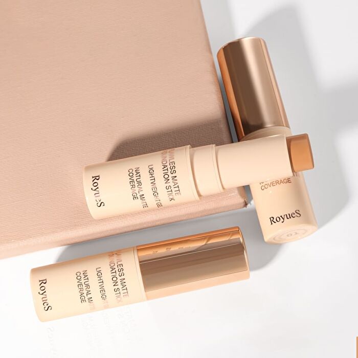 Flawless Matte Foundation Stick - 5 Shades - 01# Cream - 9.5g