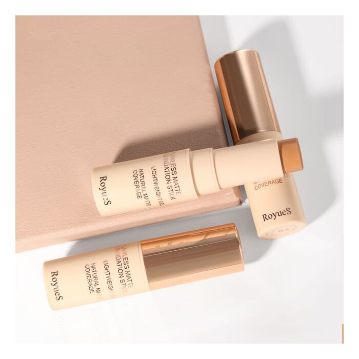 Flawless Matte Foundation Stick - 5 Shades - 01# Cream - 9.5g