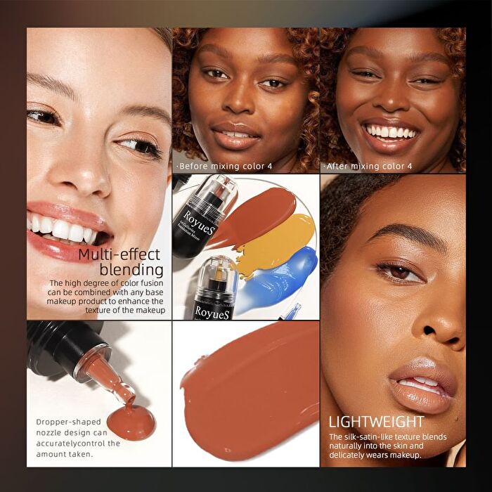 Art Galleries Foundation Mixer - 6 Shades - 01# White - 20ml