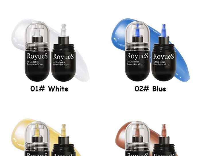 Art Galleries Foundation Mixer - 6 Shades - 01# White - 20ml
