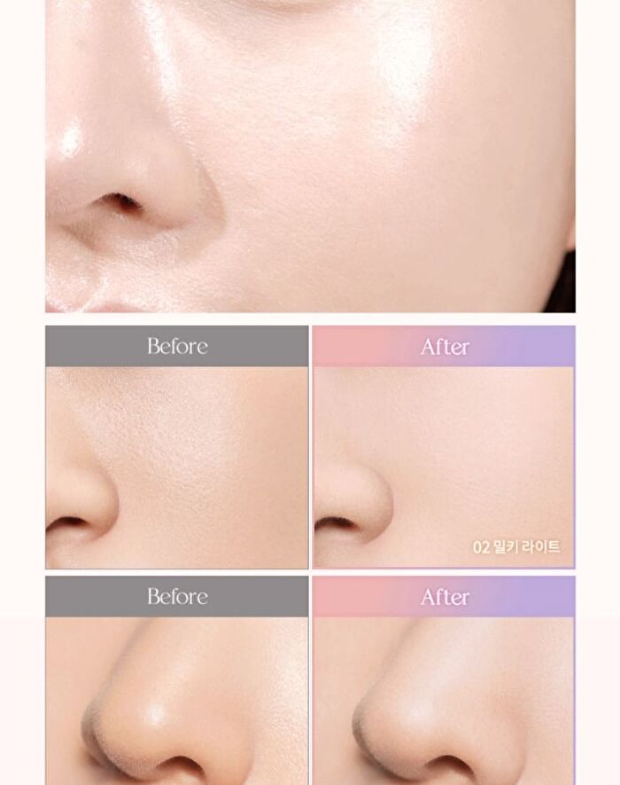 Correcting Finish Powder - 2 Colors - #02 Milky Light