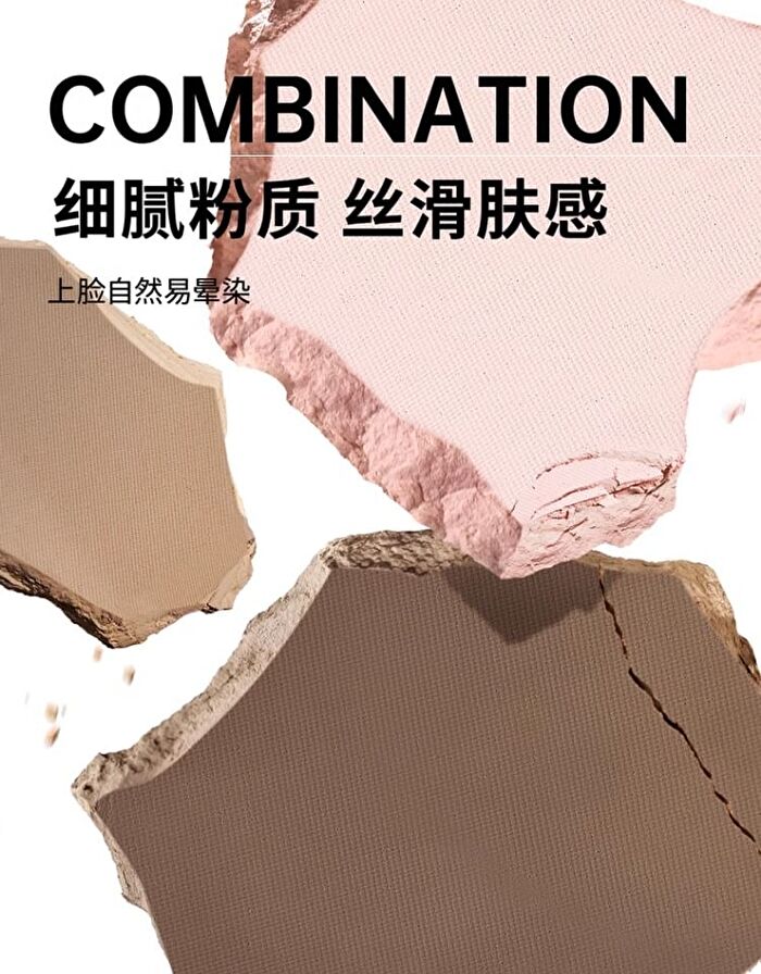 Magnetic Tri-Color Contouring Palette / Refill - 2 Types - 01 Natural - 16.5g