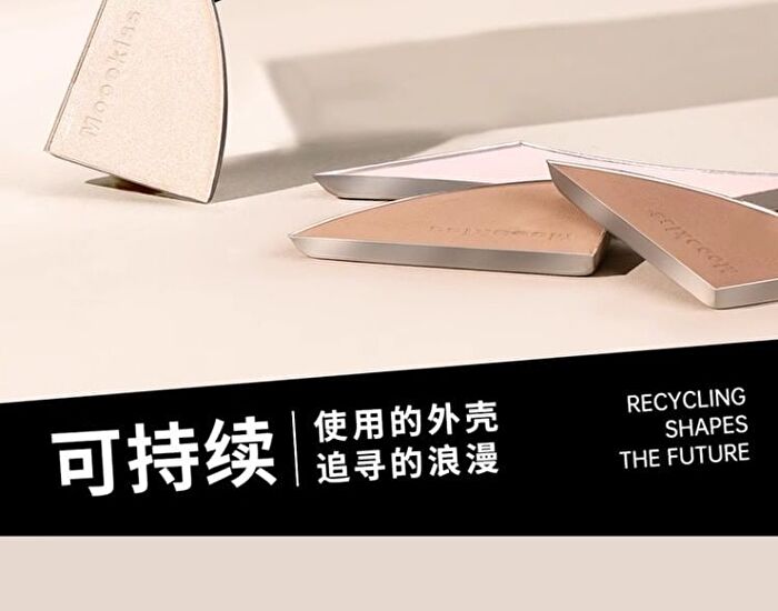 Magnetic Tri-Color Contouring Palette / Refill - 2 Types - H01 Highlighter #Pearlescent White (Refill) - 4.5g