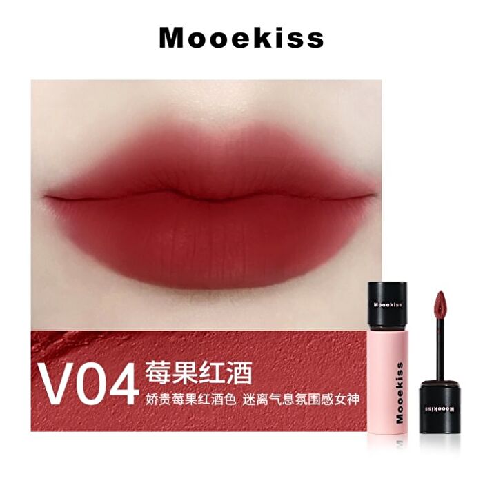Rich Aura Series Velvet Mist Lip Mud - 7 Colors - V10 - 3g