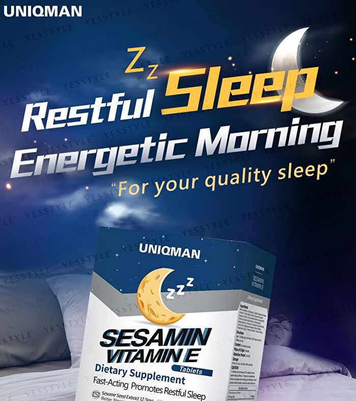 Uniqman Sesamin Vitamin E Tablet - 60 tablets