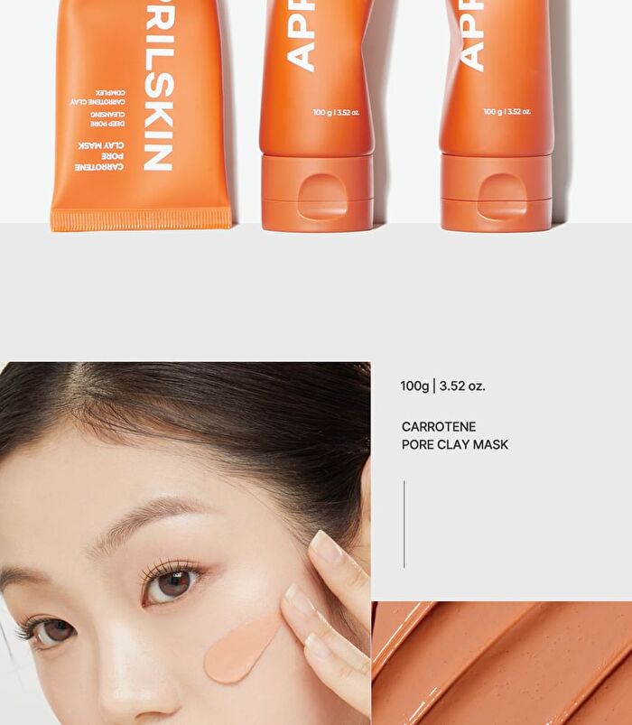 Aprilskin Carrotene Pore Clay Mask - 100g