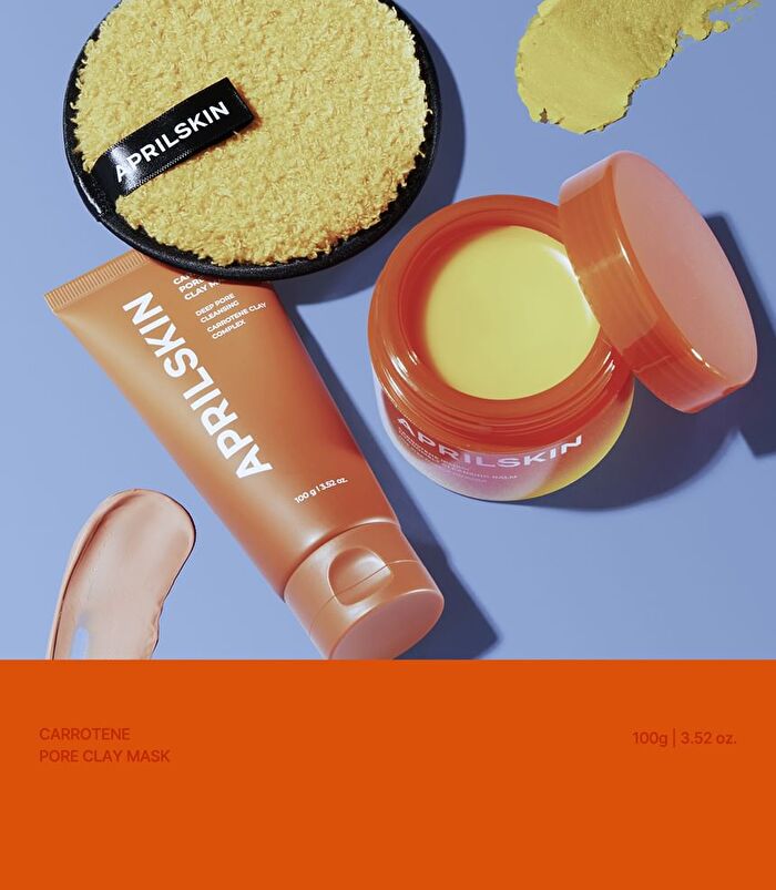 Aprilskin Carrotene Pore Clay Mask - 100g