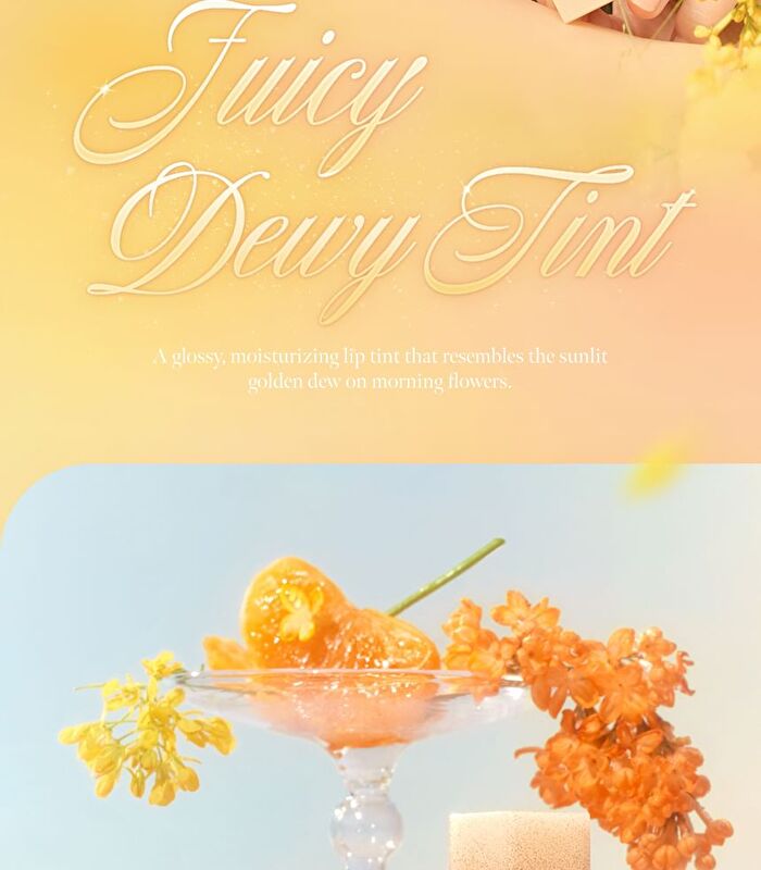 dasique Juicy Dewy Tint Golden Flower Collection - #24 Peach Fuzz