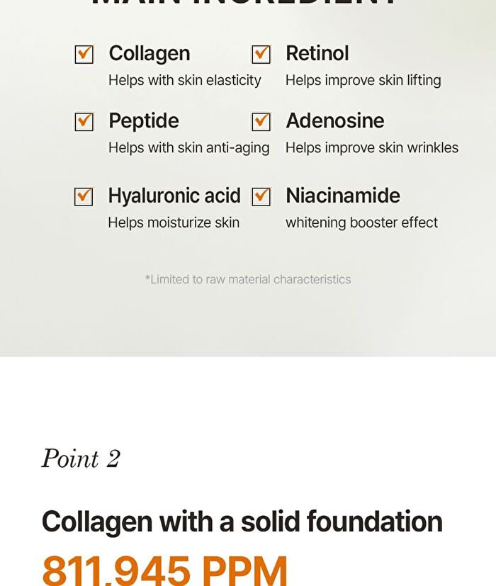 Premium Retinol Collagen Lifting Restore Fitting Mask Set - 25g x 4 sheets