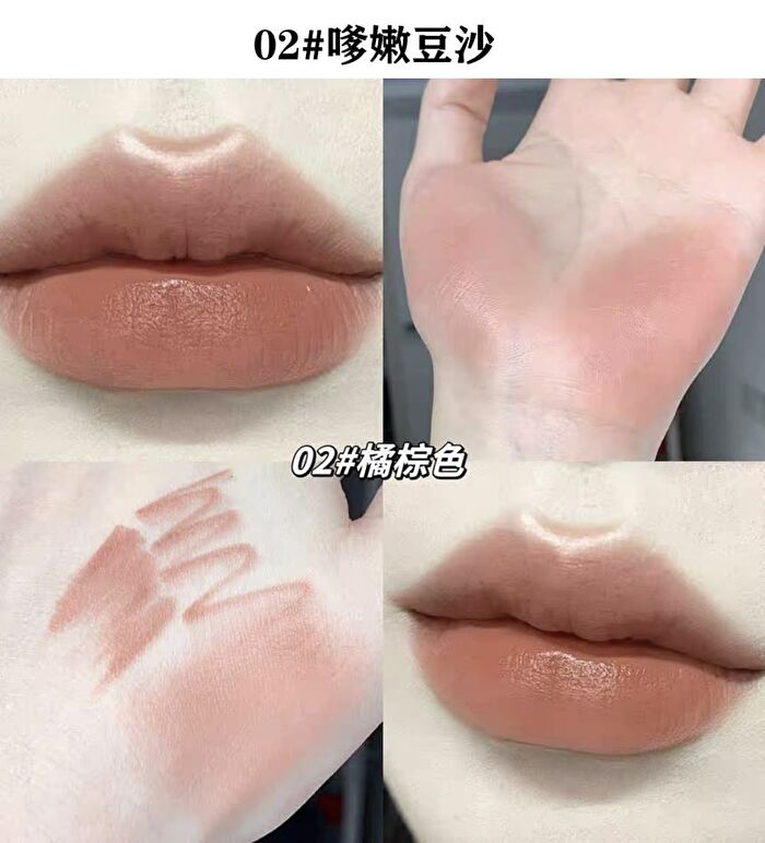 Soft Matte Dual-Ended Lip Liner Pencil - 5 Colors - 04# - 0.5g