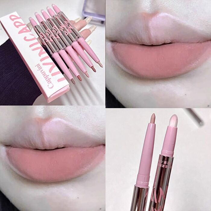 Soft Matte Dual-Ended Lip Liner Pencil - 5 Colors - 04# - 0.5g