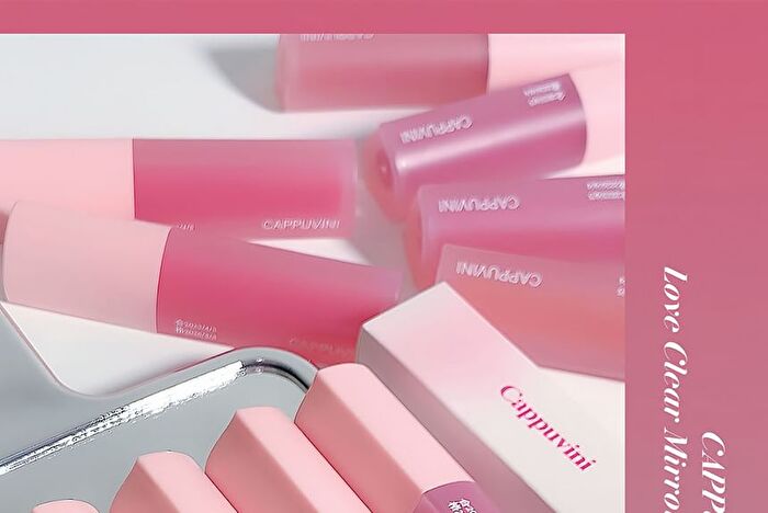 Love Heart Mirror Lip Gloss - 6 Colors - 03# Nude Brown - 3.5g